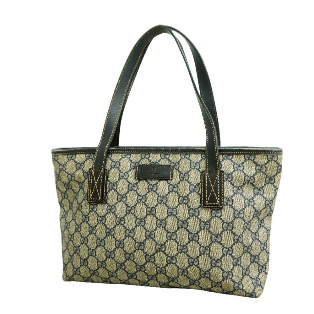 Gucci Bag/Tote Bag GG Canvas Abbey 211138 Navy Women's